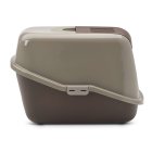 2er Sparpack Katzentoilette NESTOR Haubentoilette schoko-braun 56 x 39 x 38,5 cm