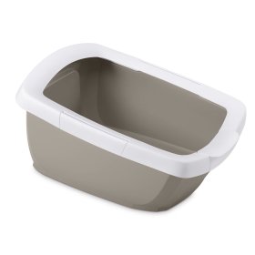 (B-WARE) Katzentoilette Katzenklo Schalentoilette mit...