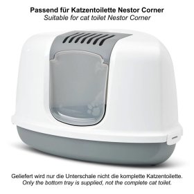 Unterschale Ersatzschale für Katzentoilette Eck-Toilette NESTOR CORNER