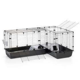 XXL corner rodent cage Double cage for rabbit and guinea...