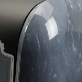 (B-WARE) XXL Katzentoilette NESTOR JUMBO schwarz-marmor speziell für große Katzenrassen 66,5 x 48,5 x 46,5 cm