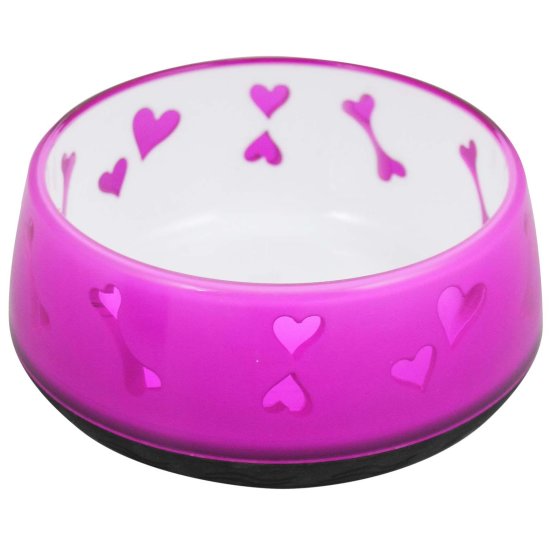 Dog Love Bowl dog bowl 900 ml pink