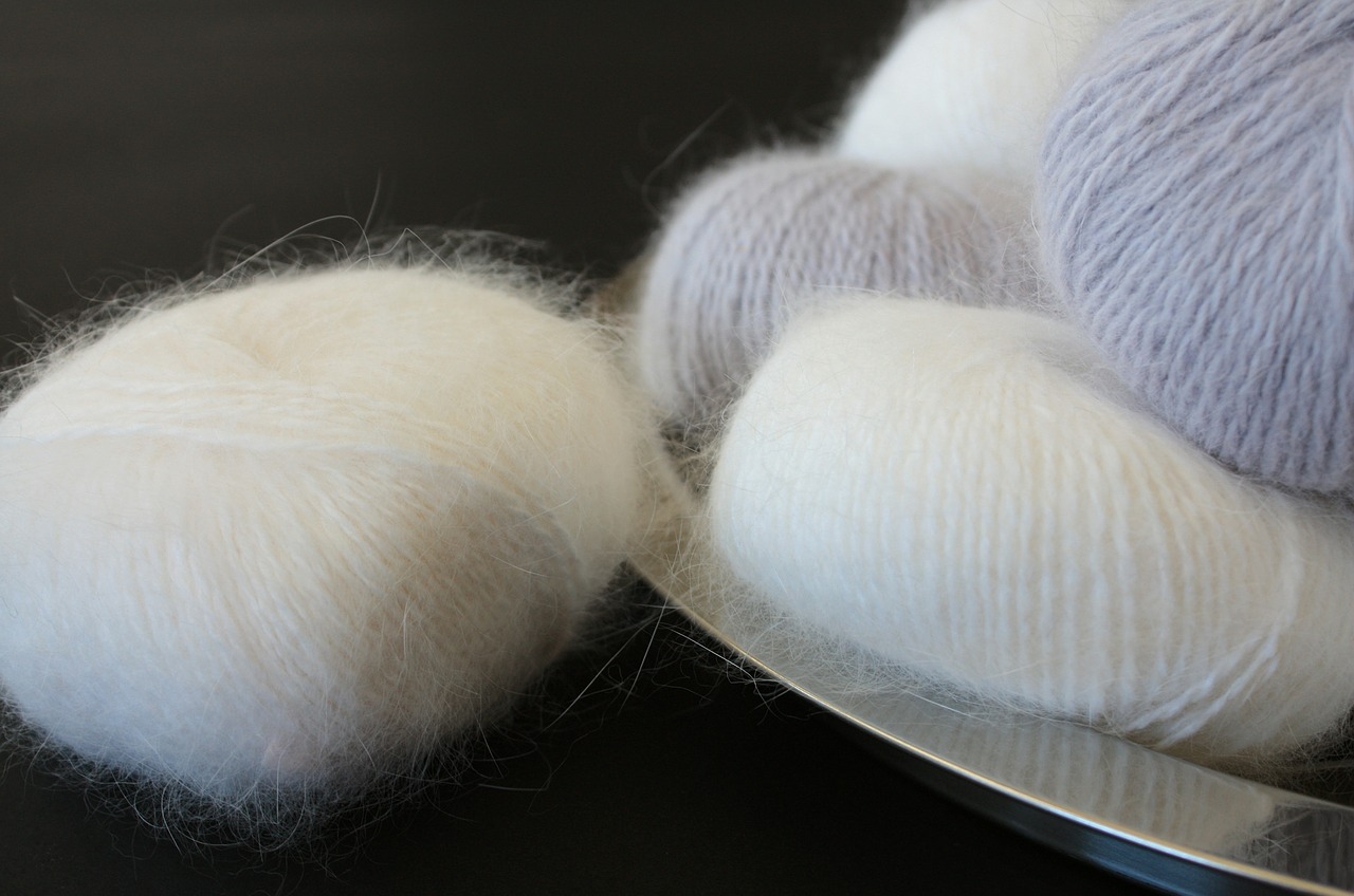 Angorakaninchen Wolle